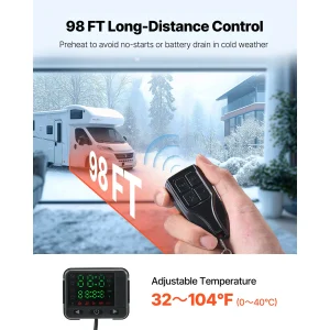 8KW Diesel Air Heater with Remote Control - Thumbnail Image 3