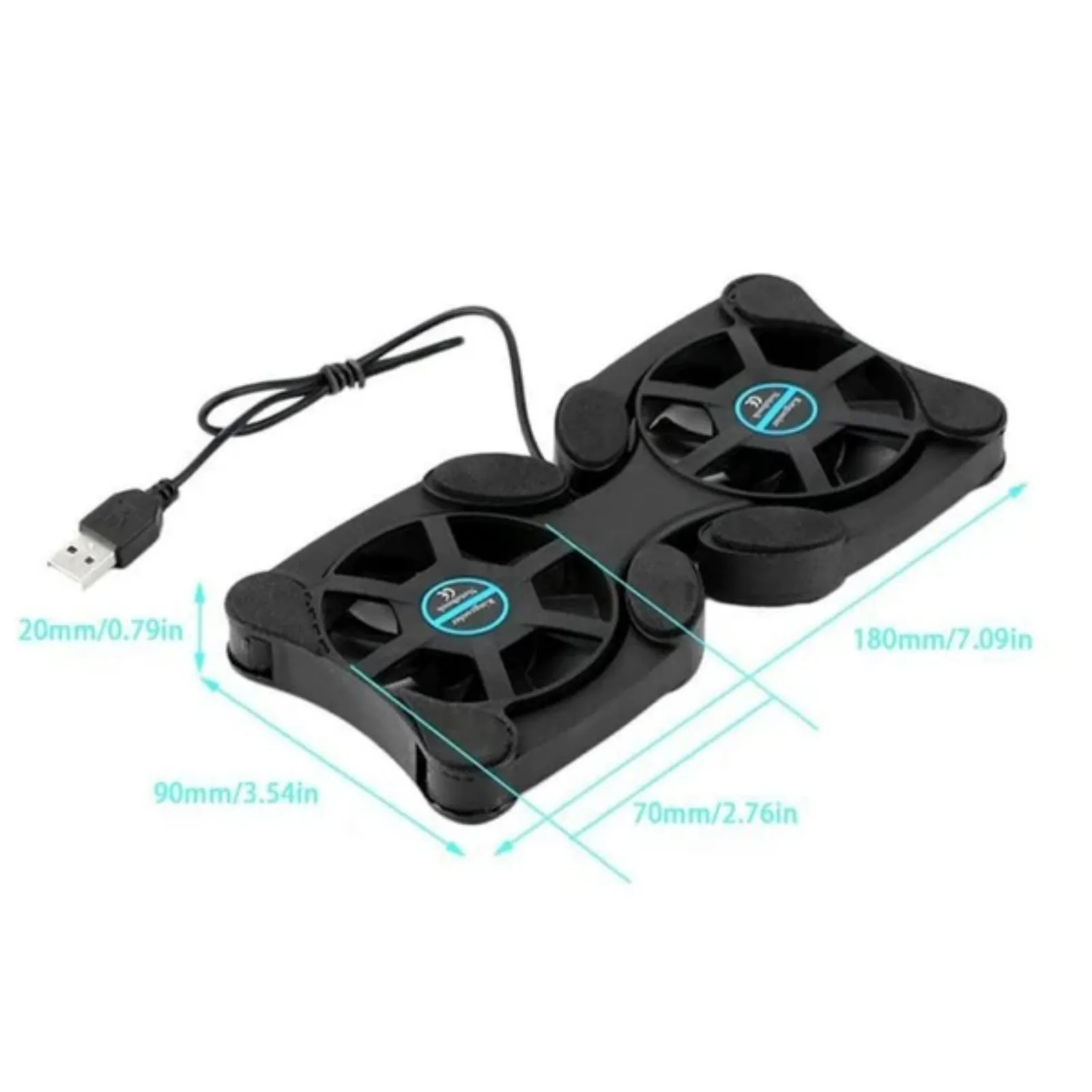 Dual USB Laptop Cooling Pad - Image 3