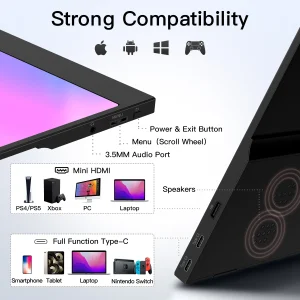 15.6-Inch 1080P Portable Monitor - Thumbnail Image 2