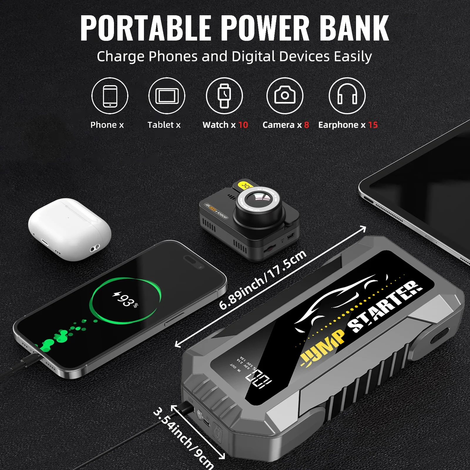 5000A Car Jump Starter - Image 2