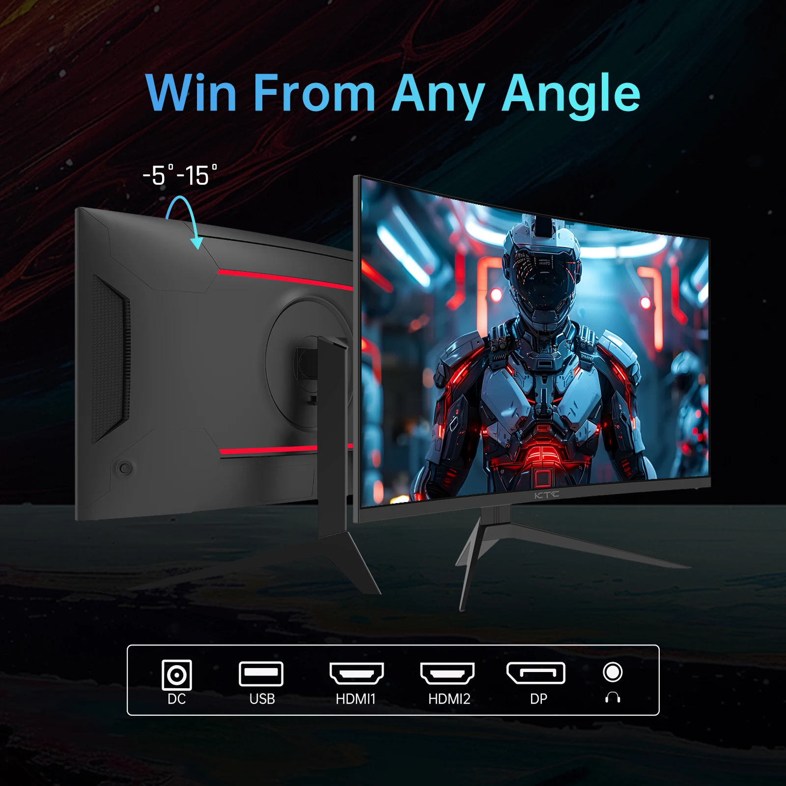 KTC 32-Inch 240Hz Gaming Monitor - Image 4