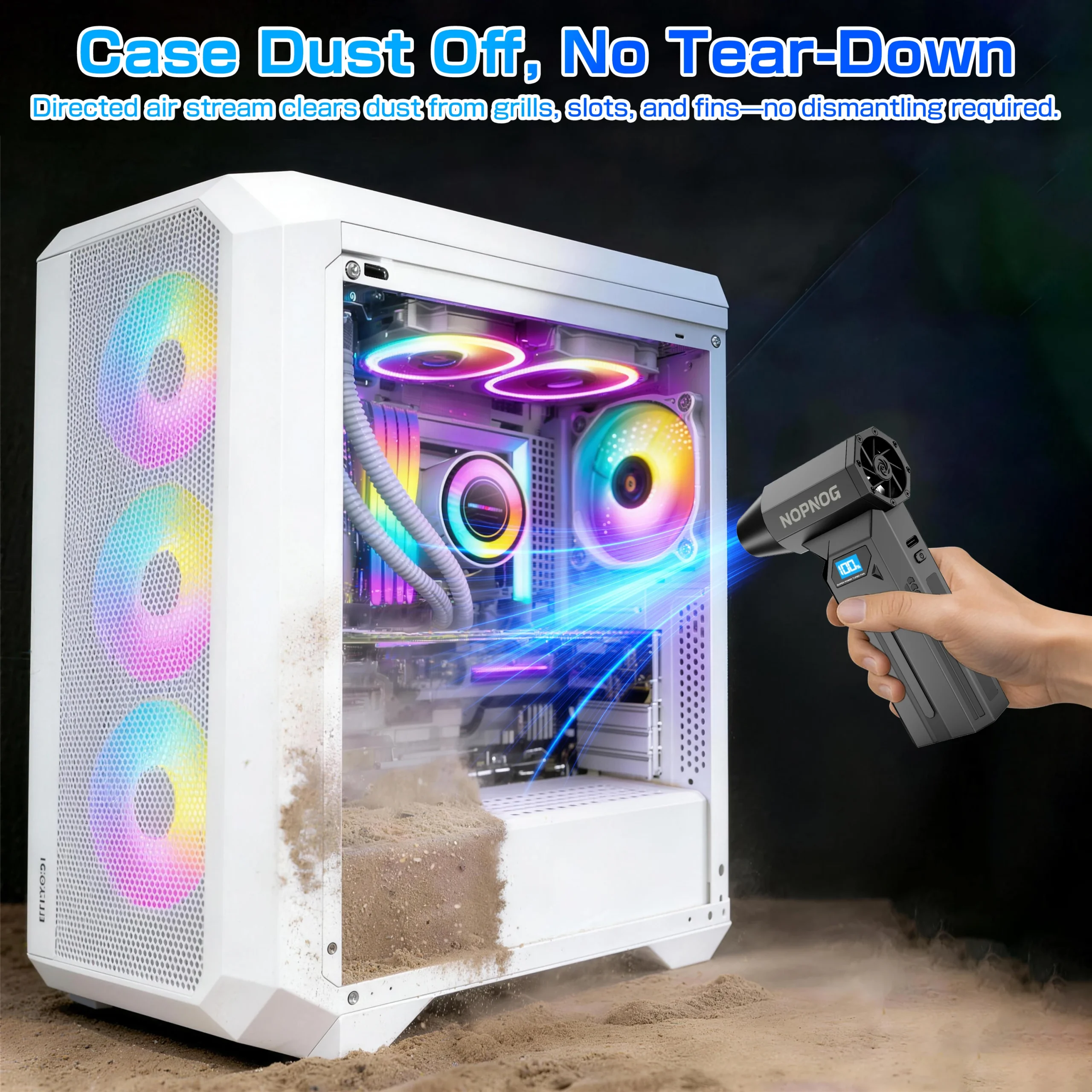 Turbo Electric Air Blower Duster - Image 2