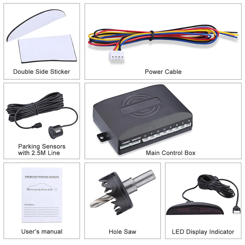 Car Parktronic LED Parking Sensor - Image 3