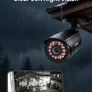 ZOSI 3K Lite Security Camera System AI Human Vehicle DetectioD TVI - Thumbnail Image 2