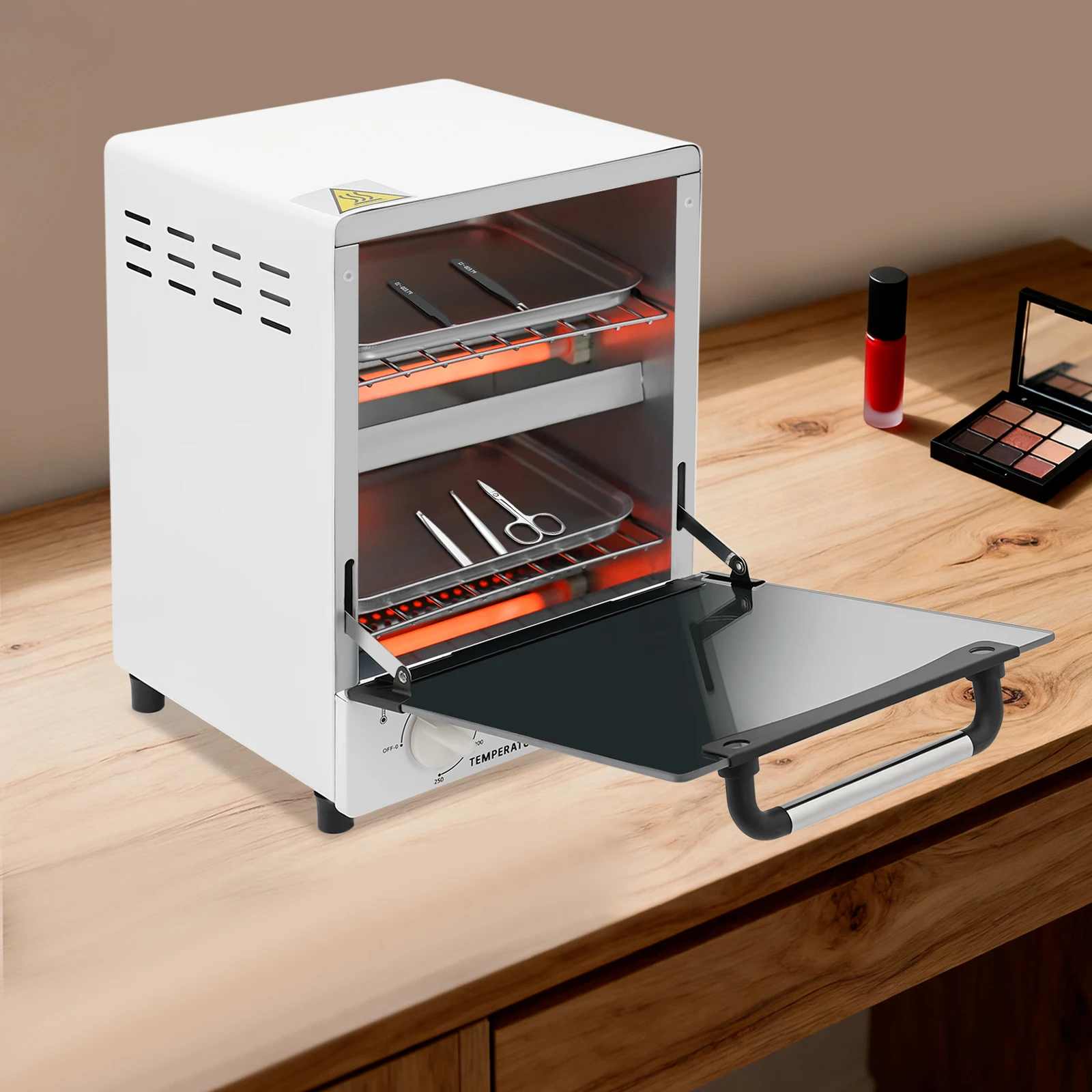 110V 1000W 12L Infrared Heat Sterilizer Nail Tool Sterilize - Image 1