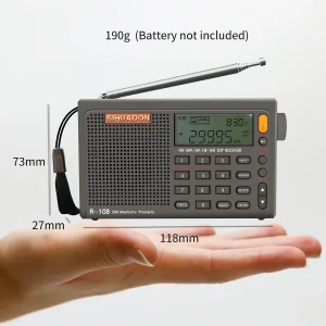 SIHUADON R108 DSP Radio AM FM SW LW Airband Full Band Receive - Thumbnail Image 7
