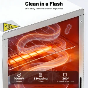 110V 1000W 12L Infrared Heat Sterilizer Nail Tool Sterilize - Thumbnail Image 3