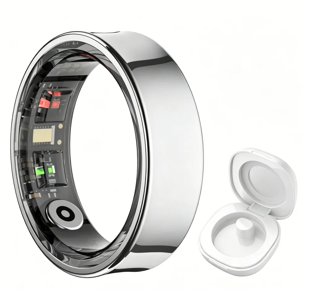 New Smart Ring R09 Health Monitor Multi Sport Mode Skin Temperature - Image 1