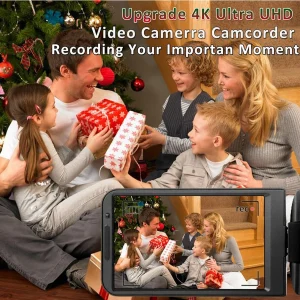 UHD 4k Video Camera Camcorder with 18X Digital Zoom - Thumbnail Image 4