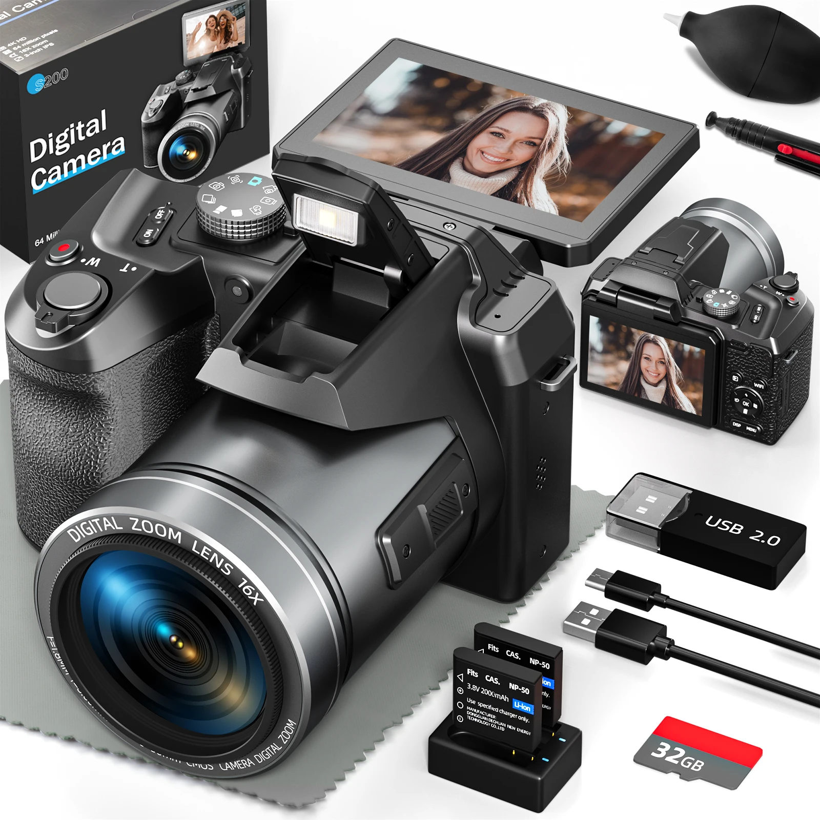 NBD S205E 64MP Professional Digital Camera for Photography - Image 1