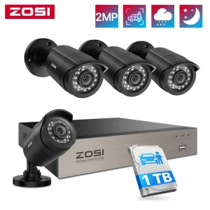 ZOSI 3K Lite Security Camera System AI Human Vehicle DetectioD TVI