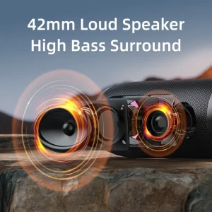 ZEALOT-S76 50W Portable Bluetooth Speaker Wireless Waterproof Outdoor IPX6 Stereo Bass Music Track Speaker Sound Box - Thumbnail Image 2