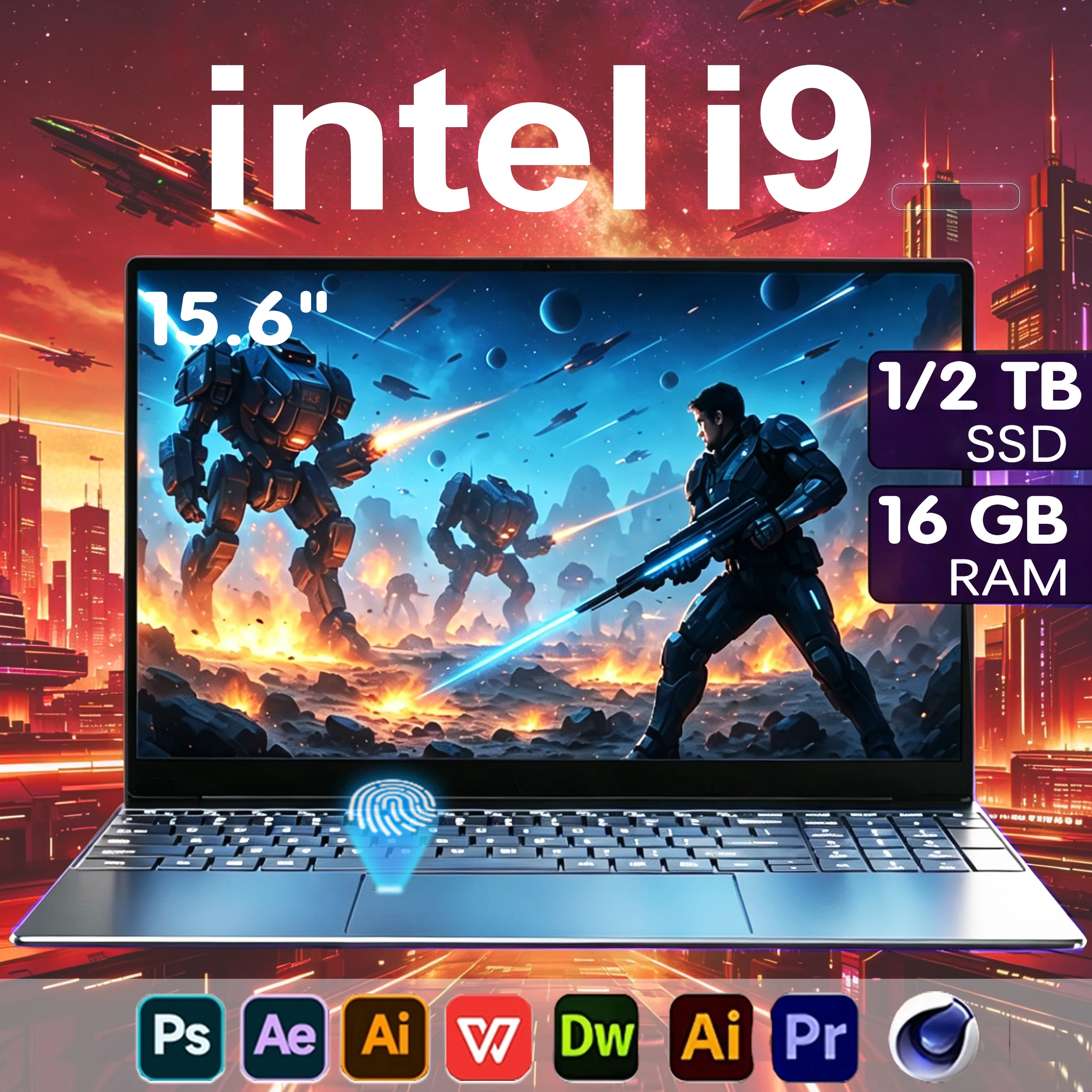 Intel Core i9-10980HK Windows 11 Pro 15.6 inch - Image 1