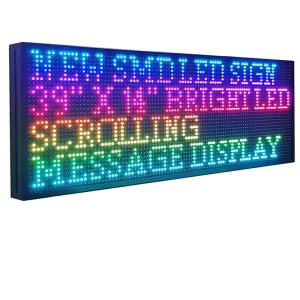 WIFI Programmable Led Sign, Full Color 39"X14" - Thumbnail Image 3