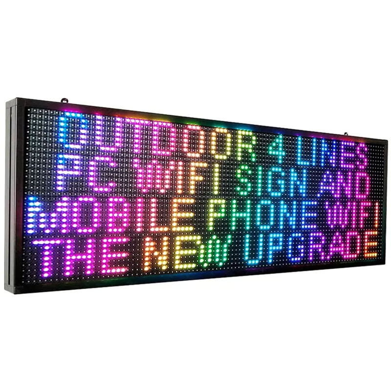 WIFI Programmable Led Sign, Full Color 39"X14" - Image 1
