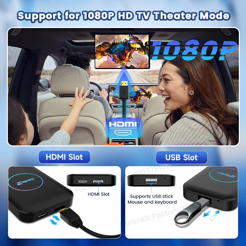 CarlinKit Android TV Box CarPlay Ai Box Support Netflix - Image 2