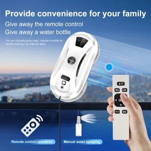 PuRuiKai Ultra Thin Robot Vacuum Cleaner Window Cleaning Robot Window - Thumbnail Image 2