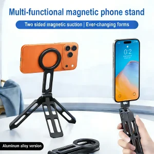 For Magsafe Magnetic Phone Tripod Foldable Pocket Tripod Mount