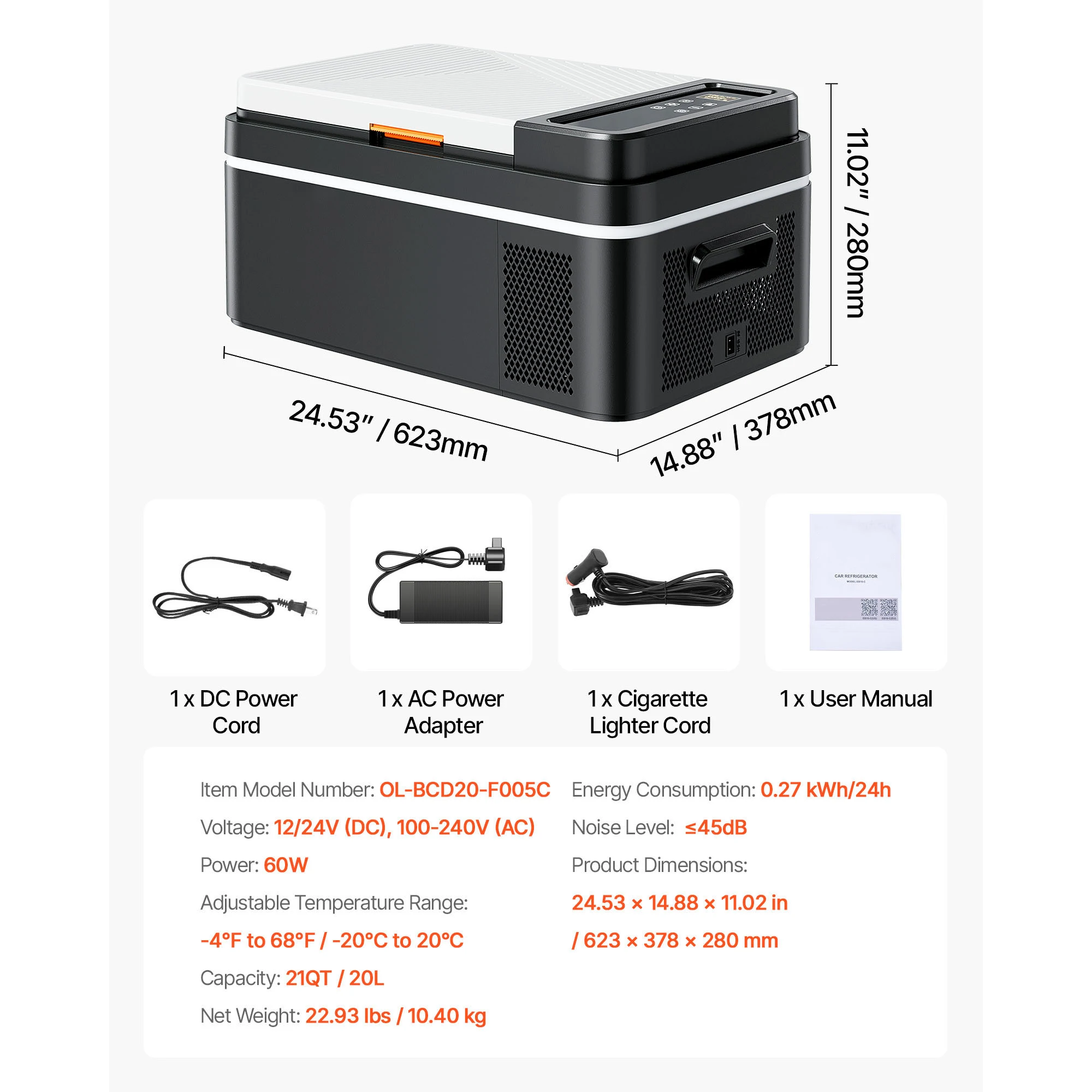 Succebuy 15L 20L 22L 30L 45L 55L Portable Car Cooler Refrigerator - Image 5