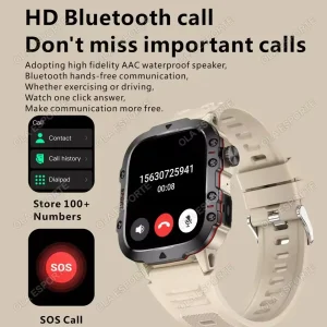 2026 New Rugged Military GPS Smart Watch - Thumbnail Image 2