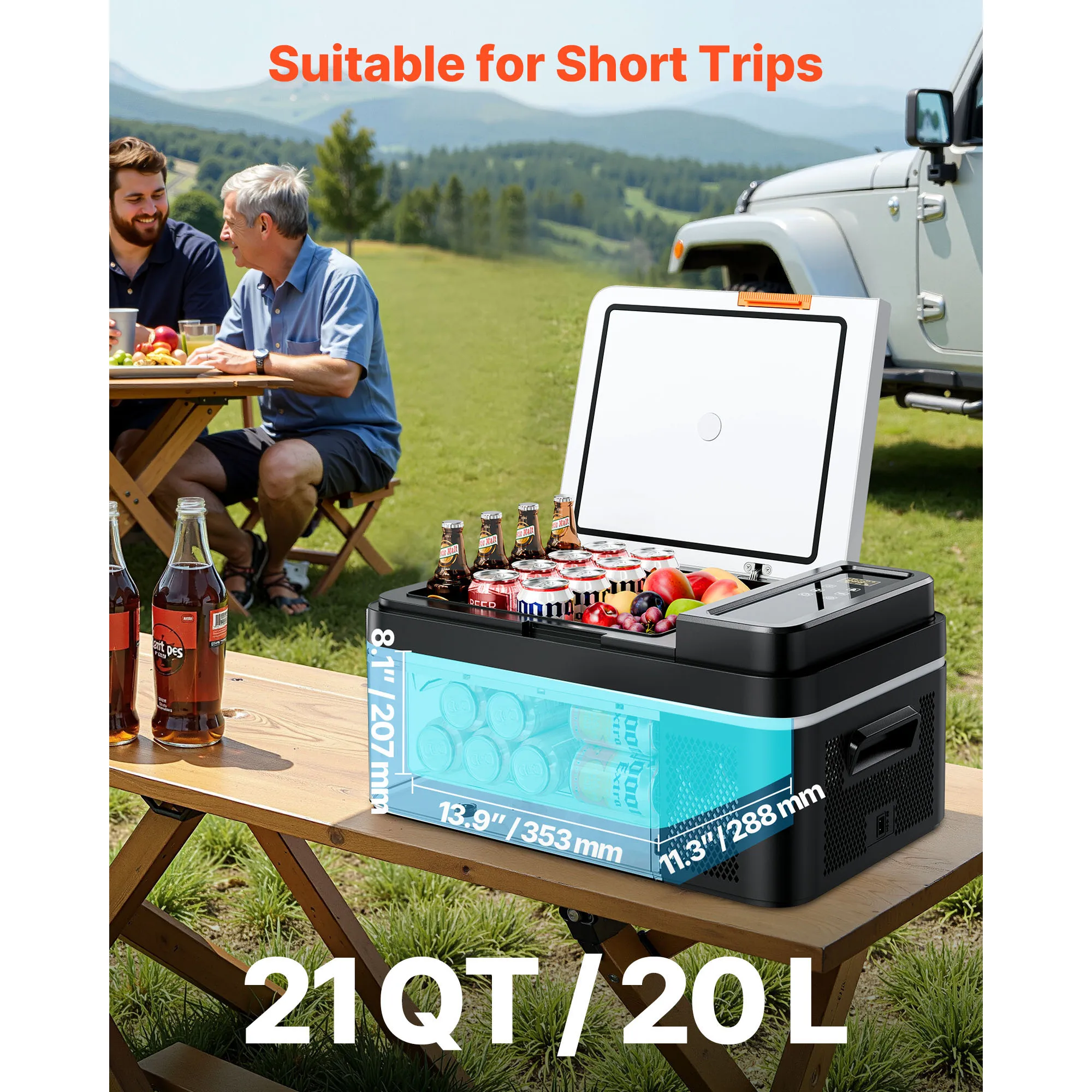 Succebuy 15L 20L 22L 30L 45L 55L Portable Car Cooler Refrigerator - Image 2
